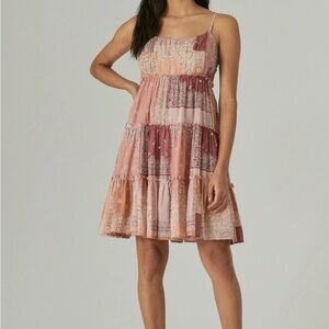 Lucky Brand Tiered Mini Dress